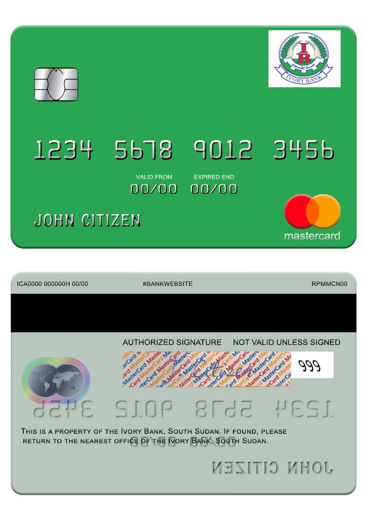 South SudanIvory Bank mastercard